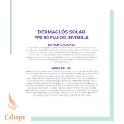 Protector Solar FPS 50 Facial Fluido Sin Color 50 g - Imagen 4
